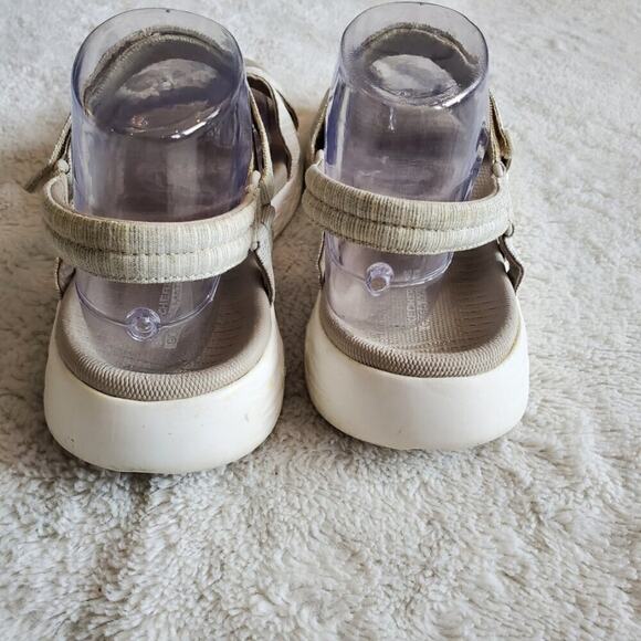 Skechers Goga Max Sport Strap Sandals Gray Womens Size 9 Open Toe Strappy Gen - Picture 6 of 16